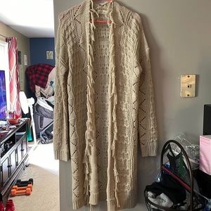 Elan Open Front Long Cardigan